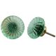Mint Daisy Flower Knob